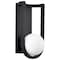 Nuvo Cradle 6W LED Medium Wall Lantern - Matte Black / White Opal Glass 62/1619 - alternate 1